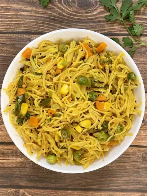 Instant Pot Vermicelli Upma (Semiya Upma) - Indian Veggie Delight