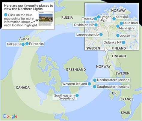 map of Norway's northern light region - Google Search | See the northern lights, Northern lights ...