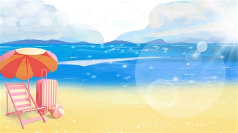 Summer Beach 25d Powerpoint Background For Free Download - Slidesdocs