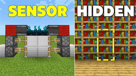 5 EASY Sculk Sensor Redstone Builds in Minecraft Bedrock 1.19! - YouTube