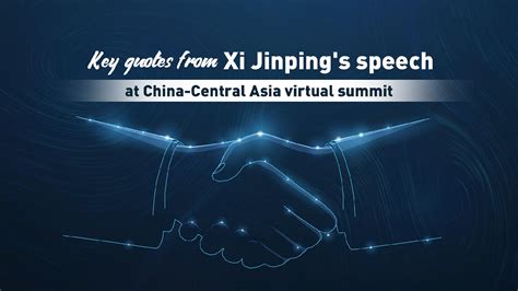 Key quotes: Xi Jinping's speech at China-Central Asia virtual summit - CGTN