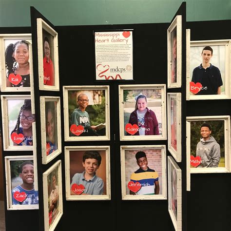 Here are some pictures of the Mississippi Heart Gallery Display at Medgar Evers Library. The ...