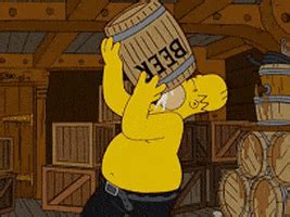 Homer Simpson Beer GIF - Find & Share on GIPHY