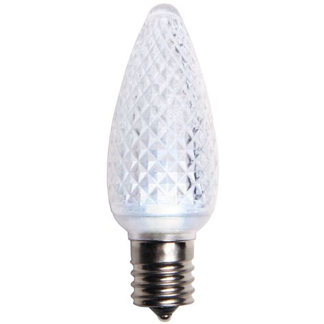 C9 Cool White LED Christmas Light Bulbs