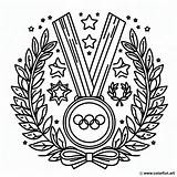 2024 Olympic Medal Coloring Page Download Or Print For Free sketch template