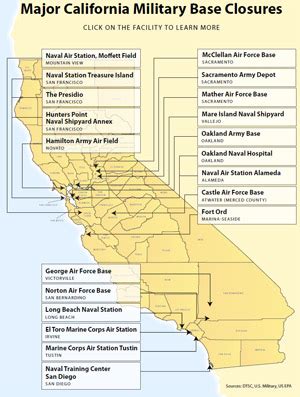 Military Bases In California Map – Map With States