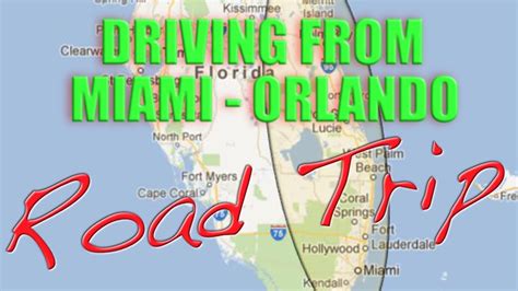 Driving Miami To Orlando Road Trip - YouTube