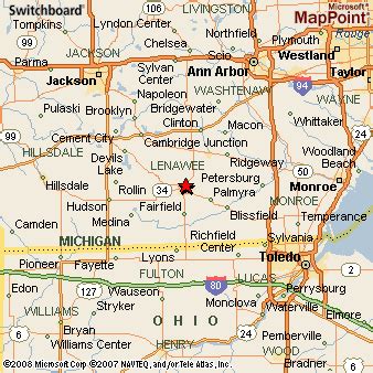 Adrian, Michigan Area Map & More