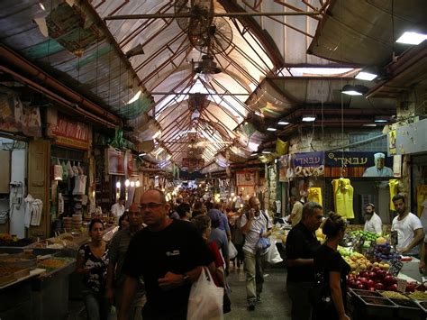 The popular market frequented by the locals