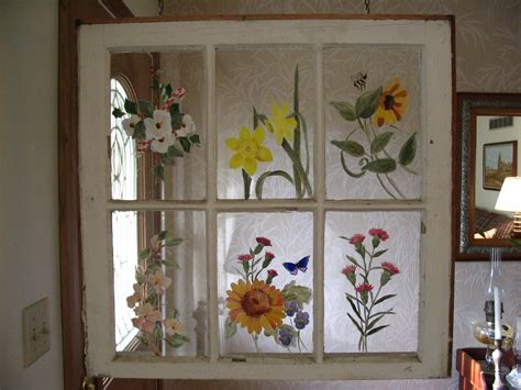 Painting Old Window Panes - DIY