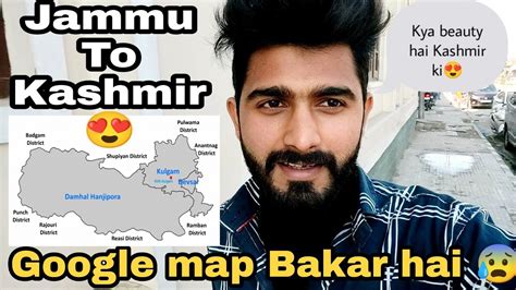 jammu to kashmir road video *Google map bakar hai* kulgam kashmir beauty | qazigund streets ...