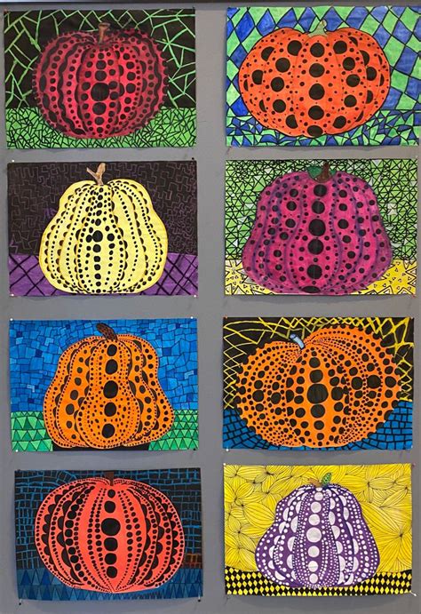 yayoi kusama pumpkin in 2024 | Kunst unterrichten, Kunst grundschule, Kunstunterricht projekte