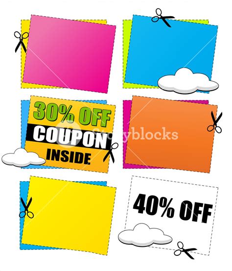 Coupon And Discount Banners Royalty-Free Stock Image - Storyblocks