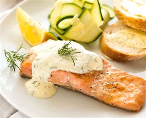 Creamy Dill Sauce for Salmon or Trout | RecipeTin Eats