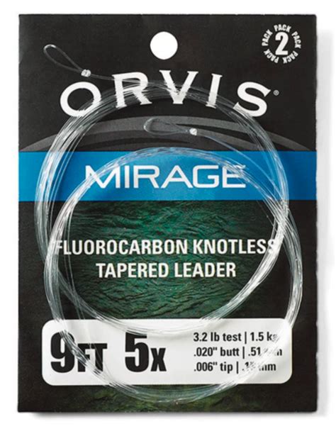 Orvis Mirage Trout Leaders 2PK | Best Fly Fishing Leaders | For Sale ...