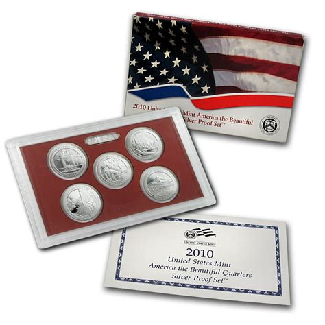 U.S. Mint - 2010 America the Beautiful Quarters Silver Proof Set - Walmart.com - Walmart.com