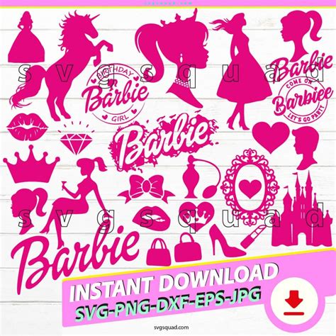 Barbie Svg Bundle Toys Barbie Silhouette Svg Cutting Files Cricut | The Best Porn Website