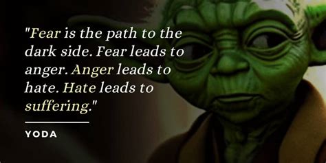 Fear Is The Path To The Dark Side Quote | Successful Spirit