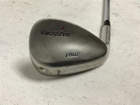 Used Tour Edge Bazooka Jmax Mb1 60 Degree Stiff Flex Steel Shaft Wedges ...