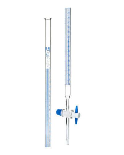 Glass Burette 50 ml Taflon Stopcock | Labtex Bangladesh