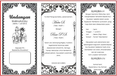 Download Undangan Pernikahan Doc File Bisa Di Edit