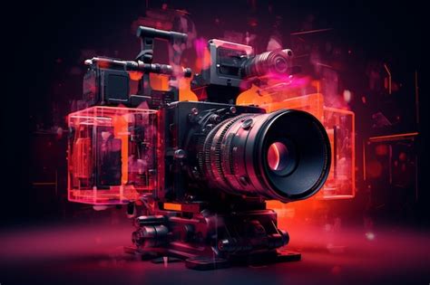 Premium AI Image | professional movie camera