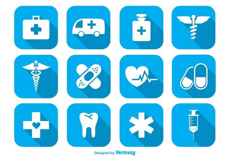 Medical Icon Set 87557 Vector Art at Vecteezy