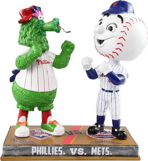 Philadelphia Philles New York Mets - Phillie Phanatic Mr. Met ...