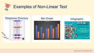 Linear and Non Linear Texts | PPT