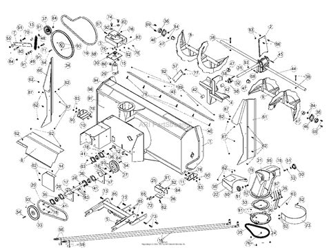 Bunton, Bobcat, Ryan 75-70667 Snowblower 54" SB454 Parts Diagram for ...