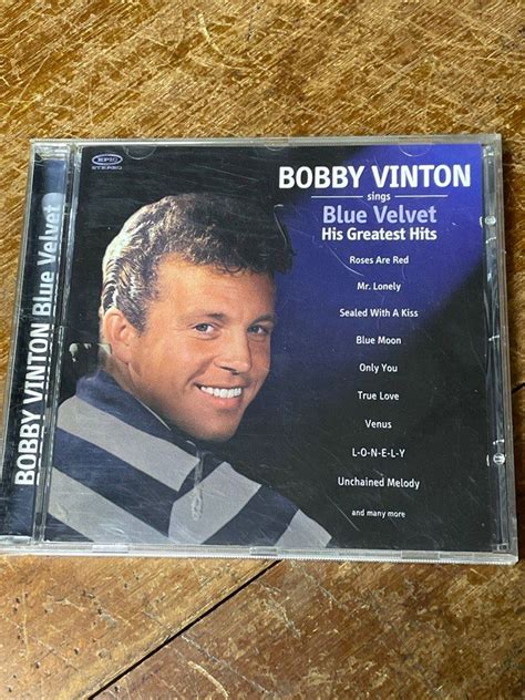 Bobby Vinton - blue velvet, Hobbies & Toys, Music & Media, CDs & DVDs ...