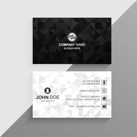 Premium Vector | Modern business card