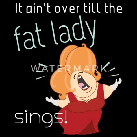 It Ain't Over Till the Fat Lady Sings Opera Music Apron | Spreadshirt