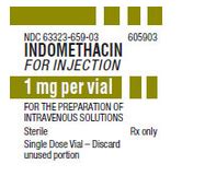 Indomethacin (injection) - wikidoc