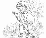 Free Rake coloring Pages – Coloring Corner sketch template