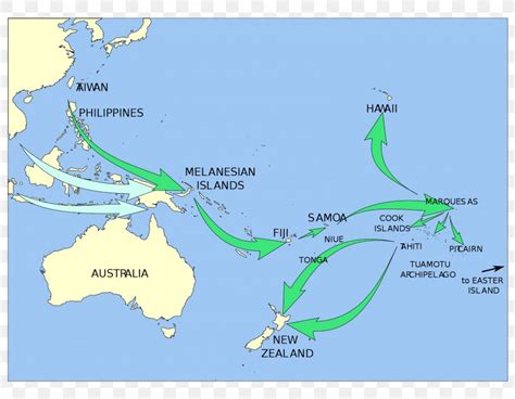 Polynesians Austronesian Languages Austronesian Peoples Map, PNG ...