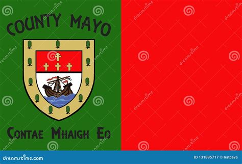 Flag of County Mayo is a County in Ireland Stock Image - Image of european, gaelic: 131895717