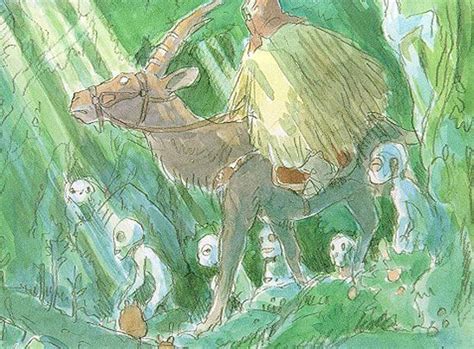 もののけ姫 / Princess Mononoke (1997) - Character Design | Hayao miyazaki ...