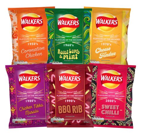 Walker's Crisps Release Six New Flavours