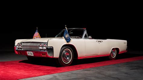 For Sale: 1963 Lincoln Continental That Carried JFK on Day of