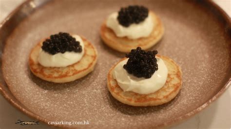 Original Blinis with Caviar | Caviar King