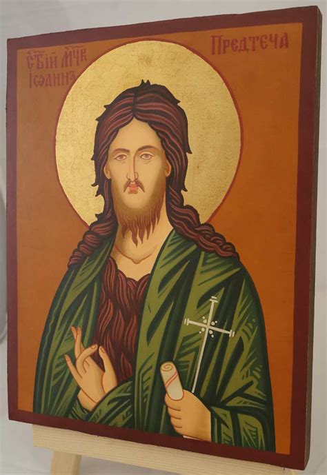 St John the Baptist Orthodox Icon - BlessedMart