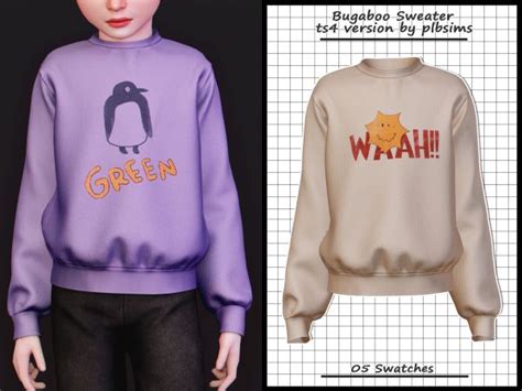 Bugaboo Sweater | Sims 4 toddler, Free sims 4, Sims 4 mods clothes