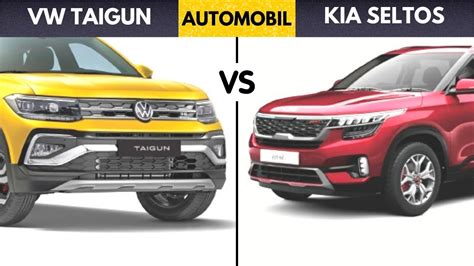 Volkswagen Taigun vs Kia Seltos Car Comparison | Car Details Analysis ...