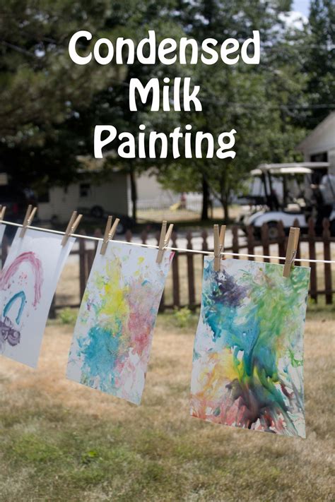 Taste-safe, Messy Fun with Condensed Milk Paint - Life with Moore Babies