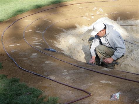 Through the Green: Bunker Construction Process #2 Greenside