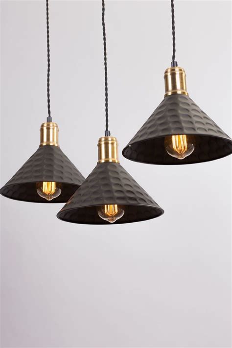 Vintage industrial retro black kitchen cafe lights 3 edison bulbs pendant light: Amazon.co.uk ...