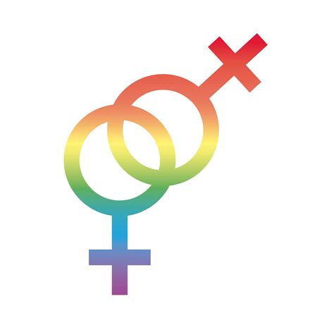 Lesbian Gender Symbol Of Sexual Orientation Gradient Style Icon 2564878 ...