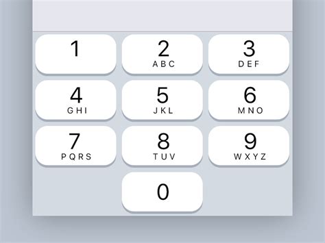 iOS 11 Number Keypad by Tim Oliver on Dribbble