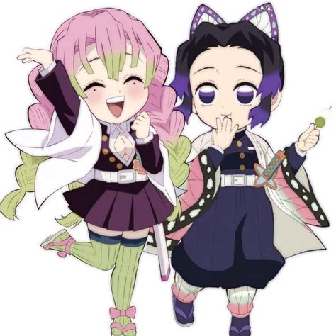 Mitsuri and Shinobu icon in 2022 | Dragon slayer, Anime chibi, Slayer anime